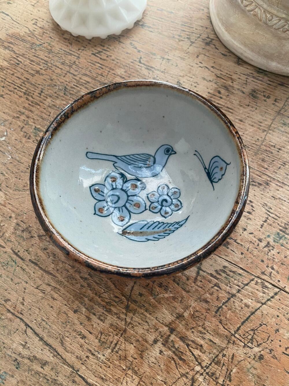 Ken Edwards EL PALOMAR Bird Mexican Tonala Pottery 5"Bowl
